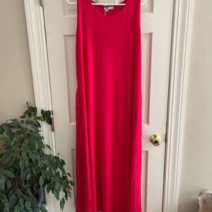 Milan Kiss Knit Fuchsia Maxi Dress XL